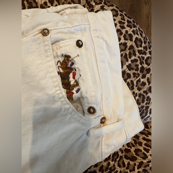 Polo Ralph Lauren Triple Threat White Pants Jeans 36x32 - Picture 3 of 6